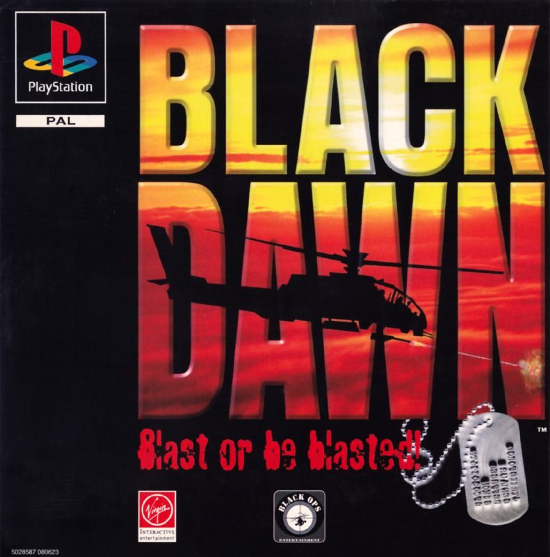 Black Dawn box art for Playstation
